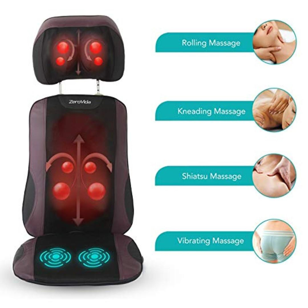 Zerovida Shiatsu Back Massage Cushion (J37)